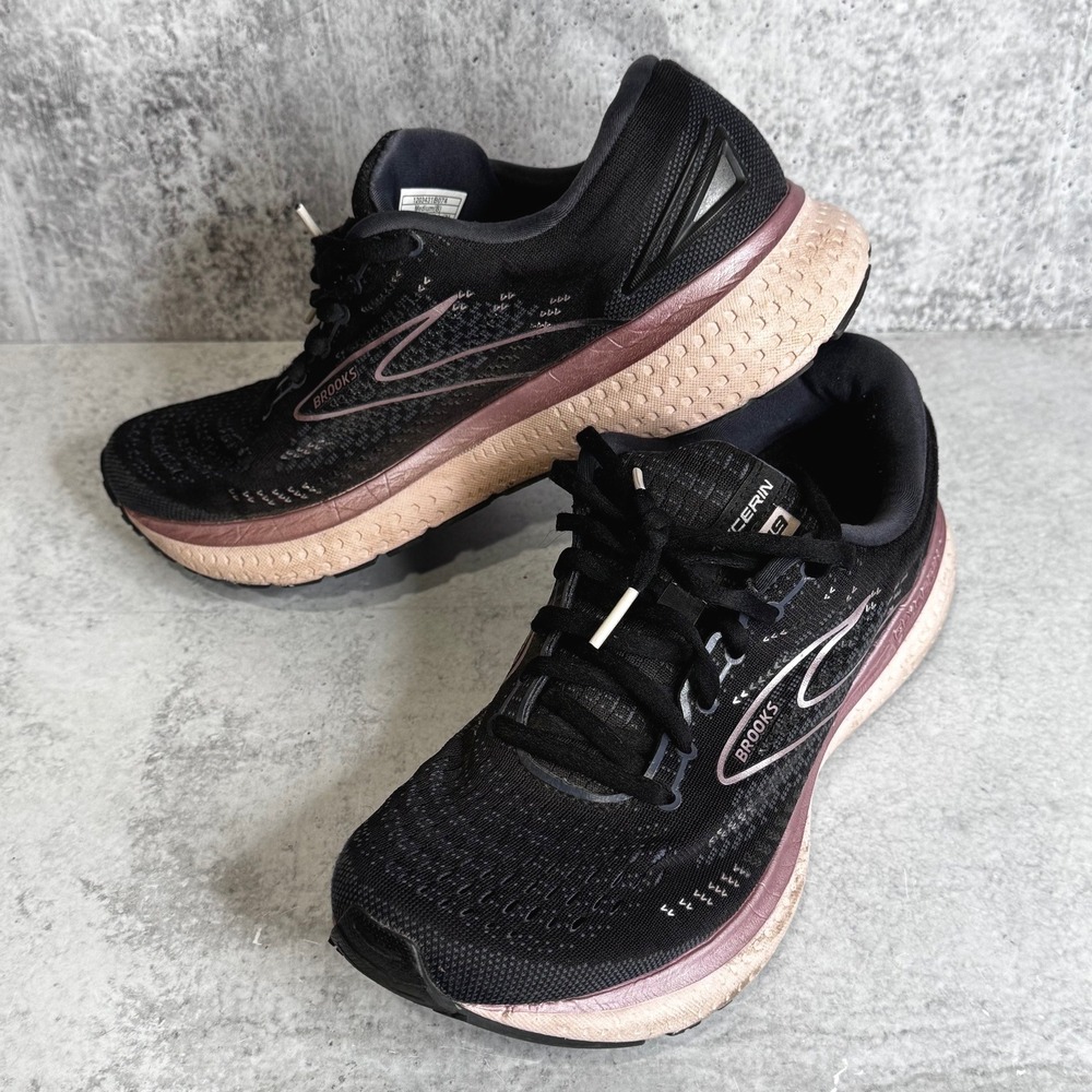 Brooks Glycerin 19 Womens Running Shoes Black Ombre Pink 9.5 Medium 1203431B074
